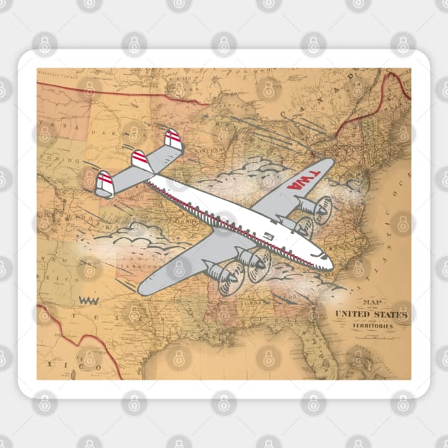 Lockheed Constellation Sticker by WonderWebb